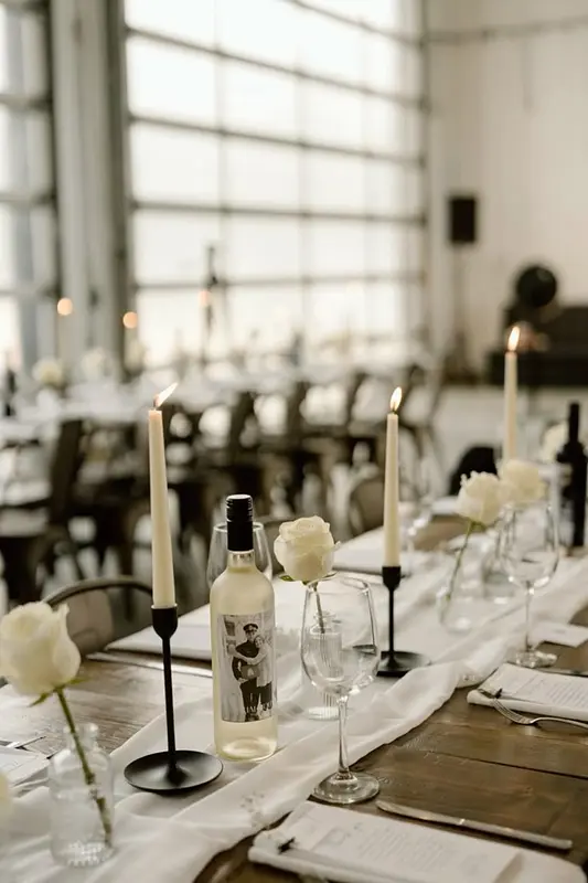 Komplet 3 świeczników czarnych