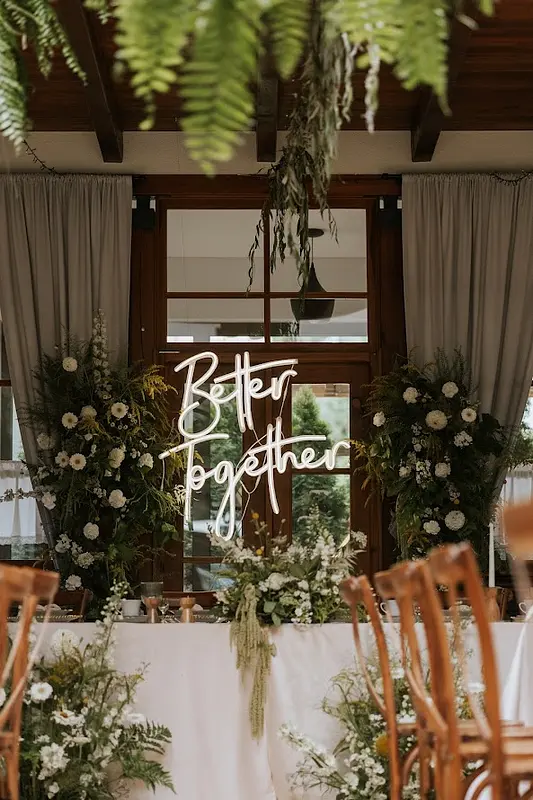 Napis LED Better Together