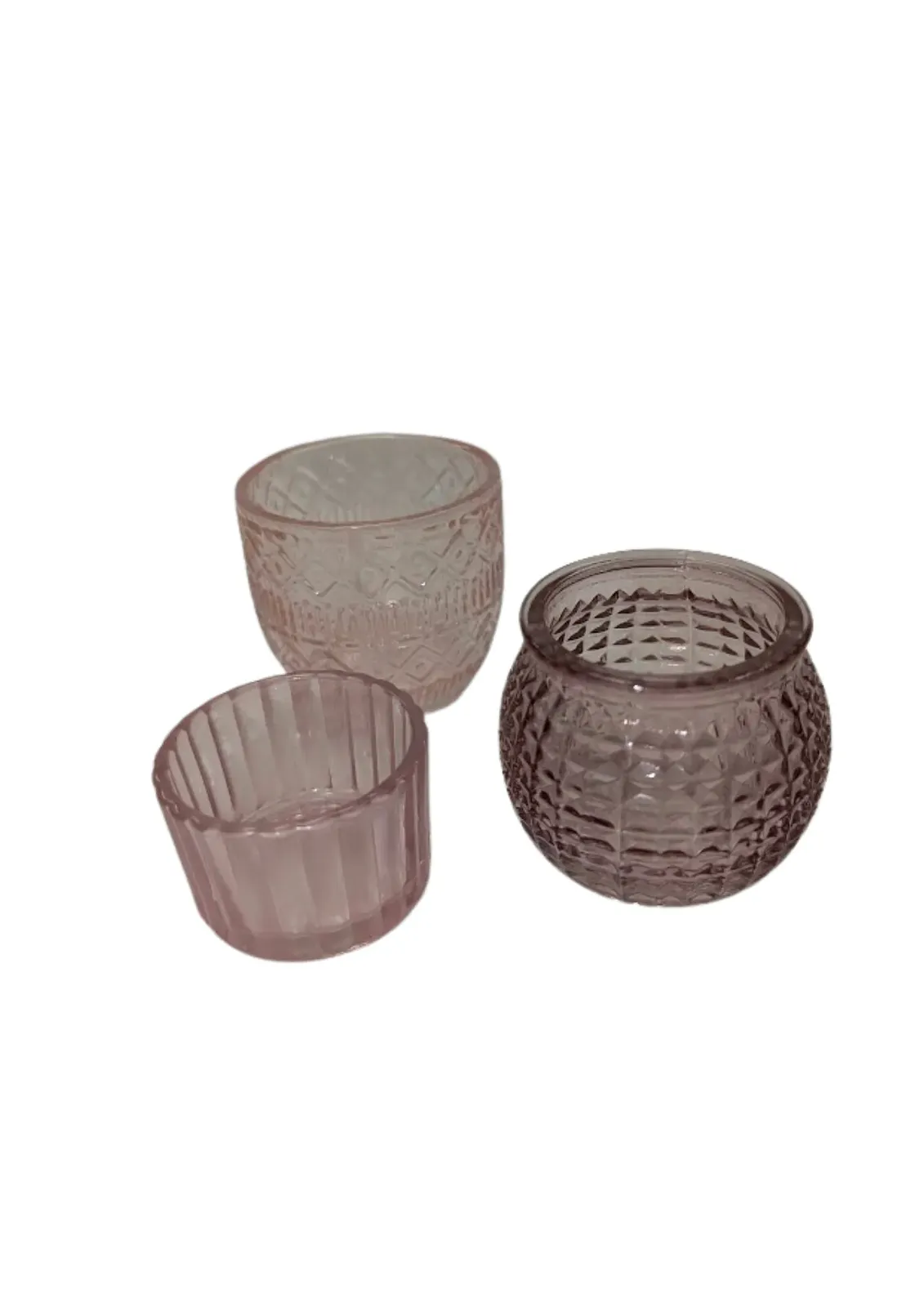 Świecznik tealight różowy - zdjęcie 2