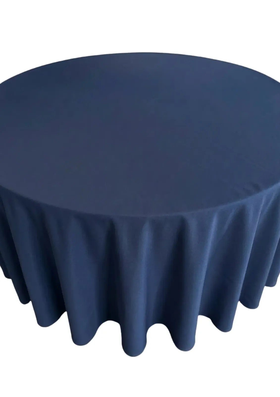 Obrus okrągły, granatowy - zdjęcie 2