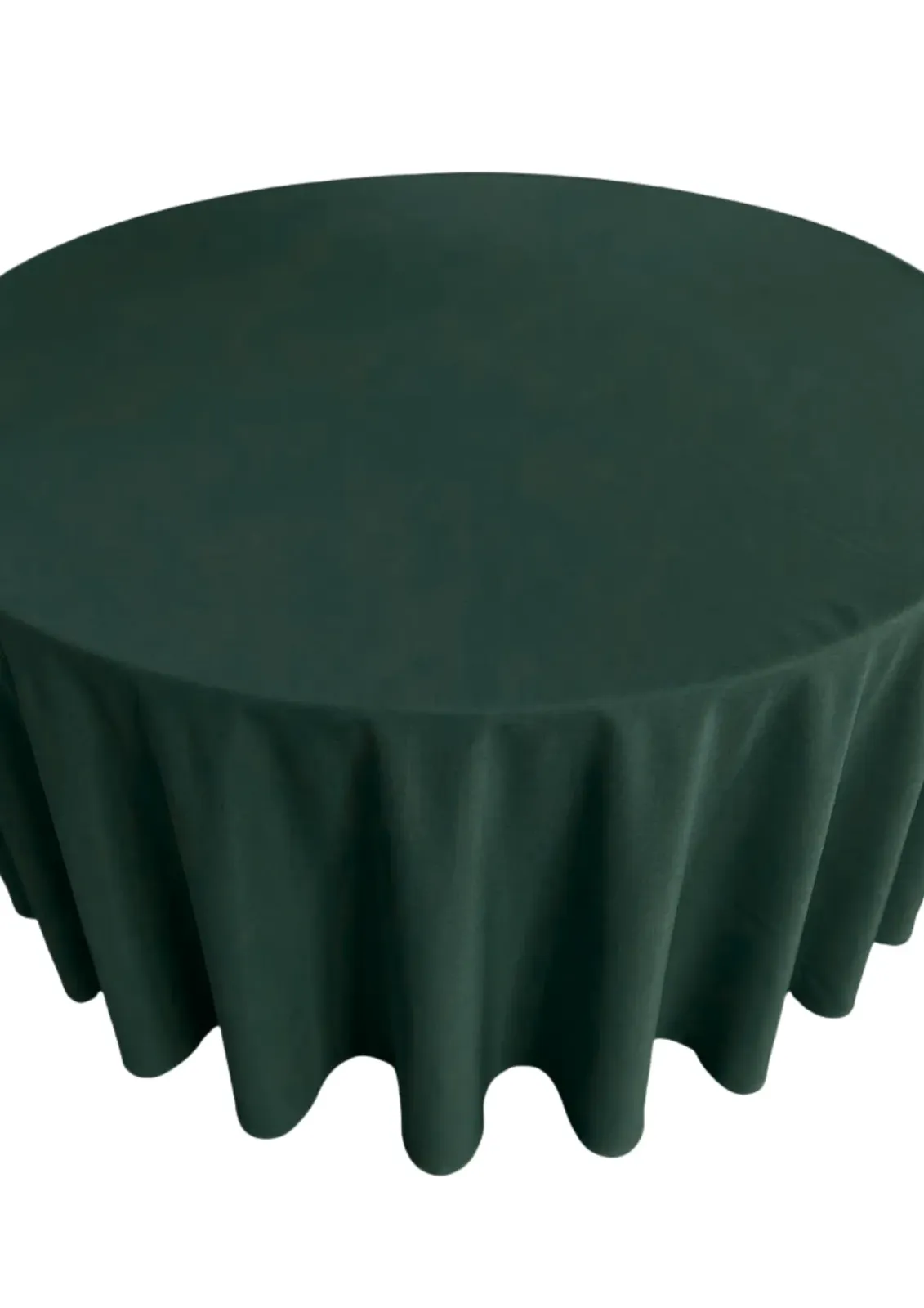 Obrus okrągły, butelkowa zieleń - zdjęcie 2