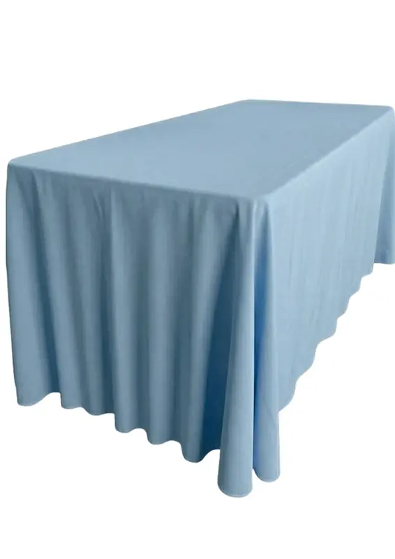 Obrus prostokątny, błękitny