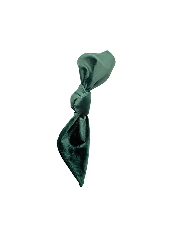 Serwetka welurowa, butelkowa zieleń