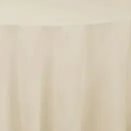 Obrus okrągły, beżowy