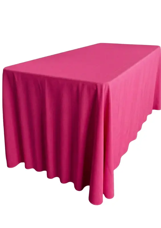 Obrus prostokątny, viva magenta, fuksja