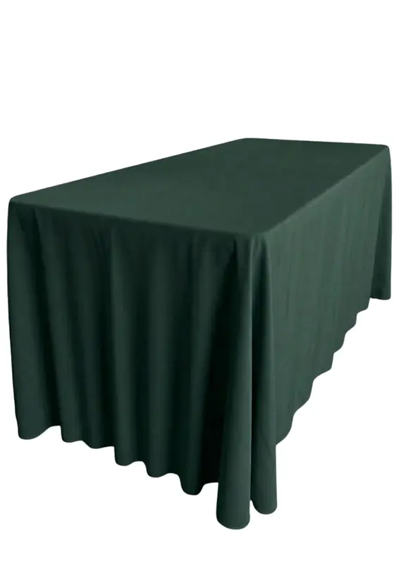 Obrus prostokątny, butelkowa zieleń