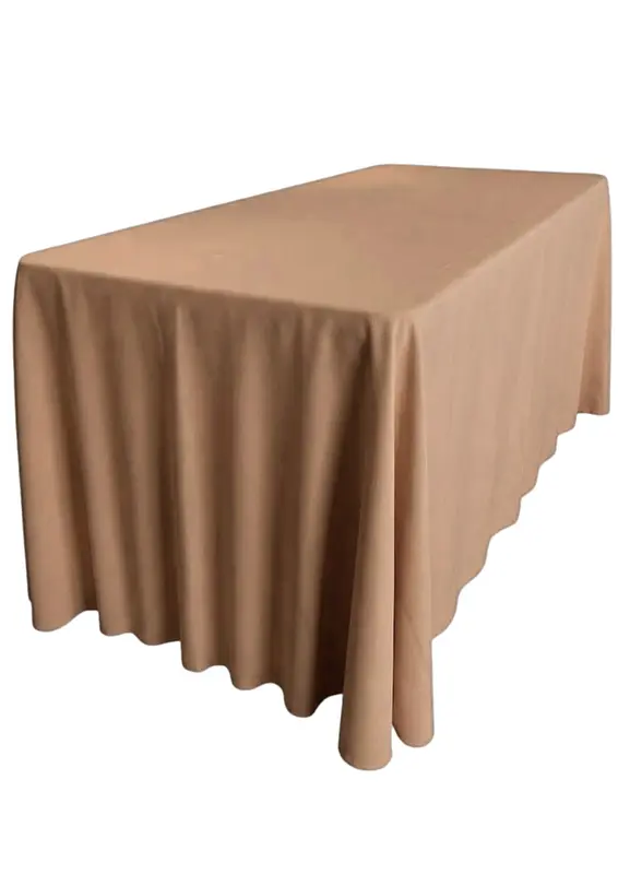 Obrus prostokątny, brązowy