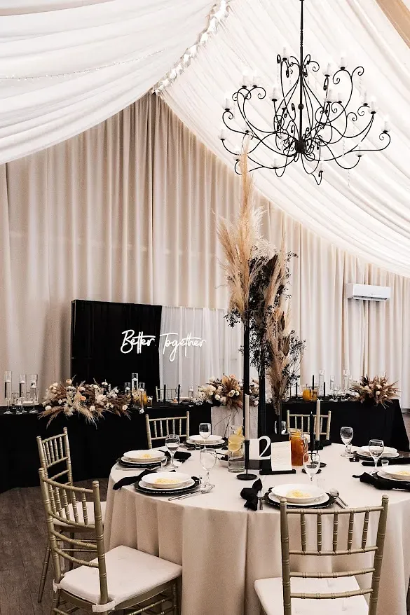 Obrus prostokątny, beżowy - zdjęcie 3