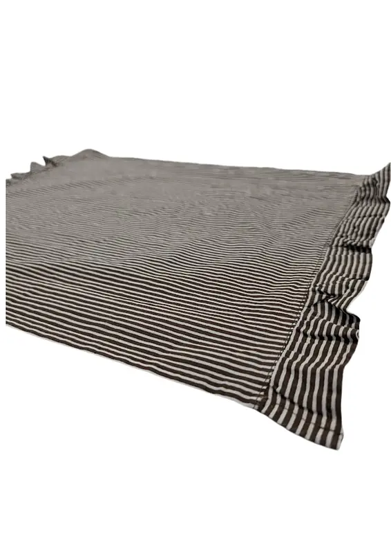 Serwetka/ podkładka w paski brązowe