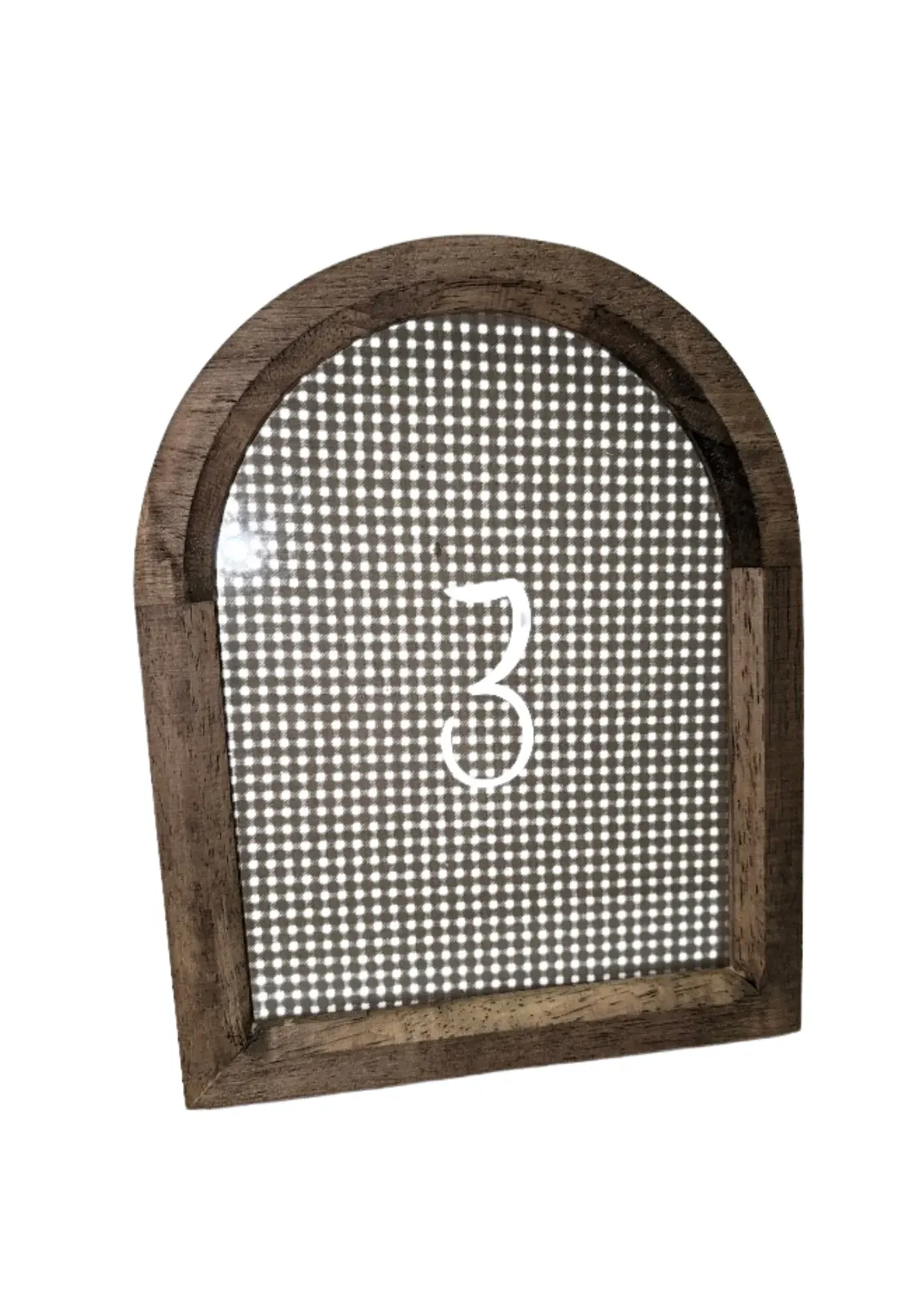 Numer na stół w kratę