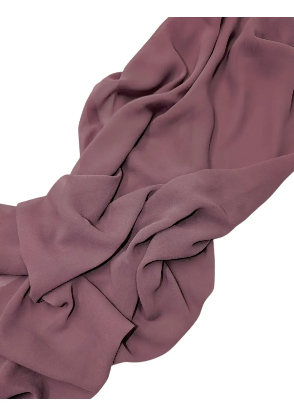 Bieżnik lawendowy, szyfonowy - zdjęcie 2