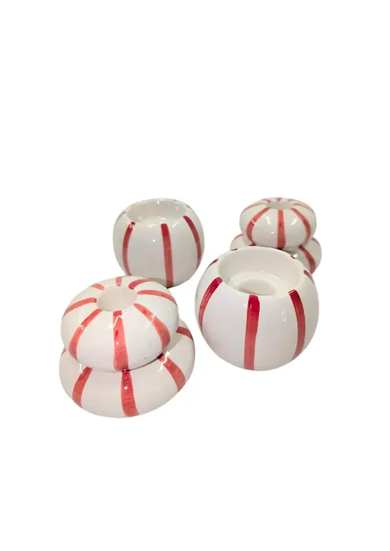 Świeczniki paseczki, czerwone