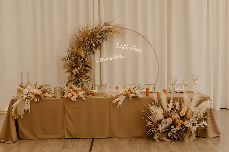 Obrus prostokątny, brązowy