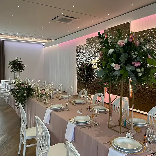 Obrus prostokątny, brudny róż