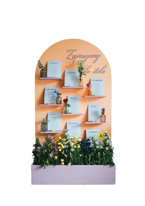 Tablica pod plan stołów