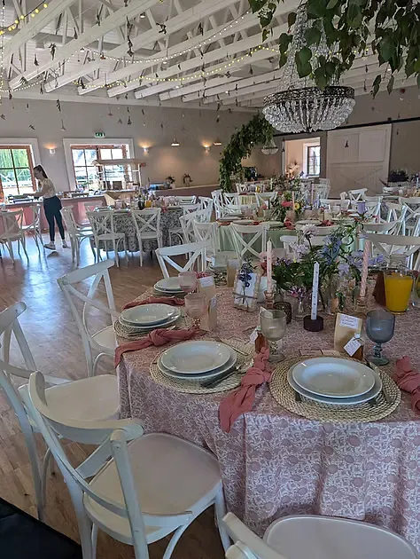 Obrus we wzorki RÓŻOWE - zdjęcie 2