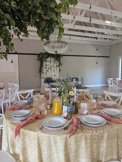 Obrus we wzorki ŻÓŁTY - zdjęcie 2