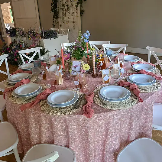 Obrus we wzorki KORALOWE