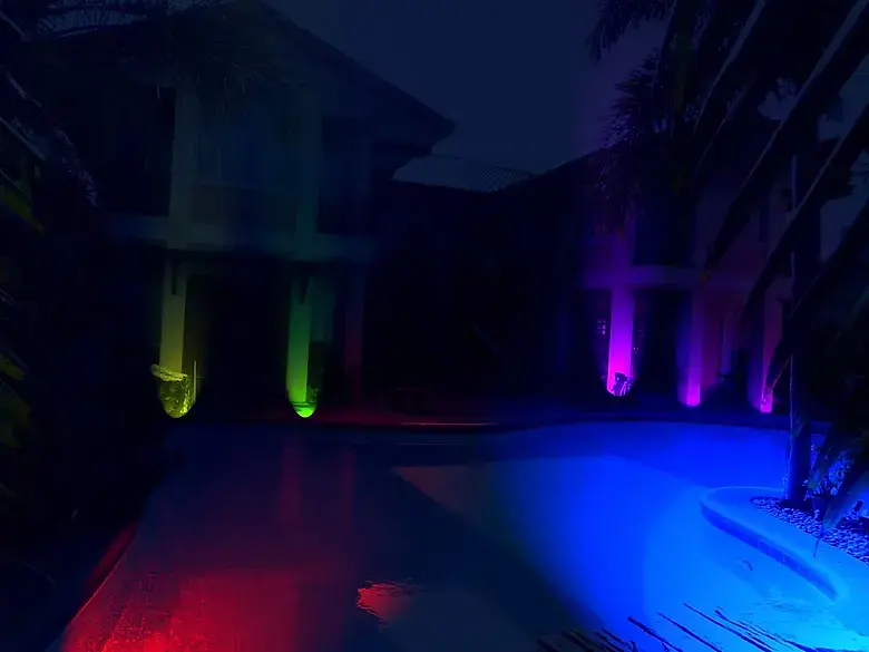 REFLEKTOR HALOGEN LED 20W RGB + PILOT + kabel 1,8m