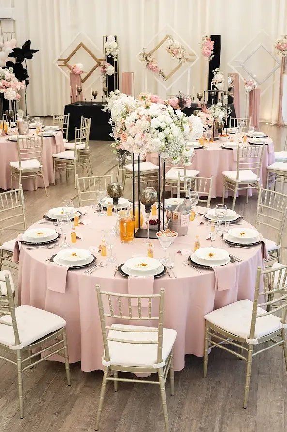 Serwetka, brudny róż