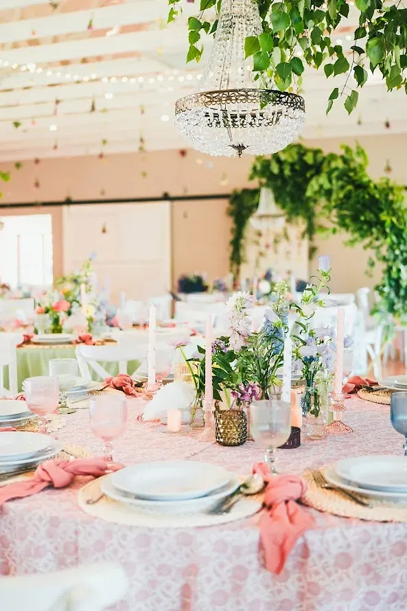 Serwetka muślinowa, koral zgaszony - zdjęcie 4