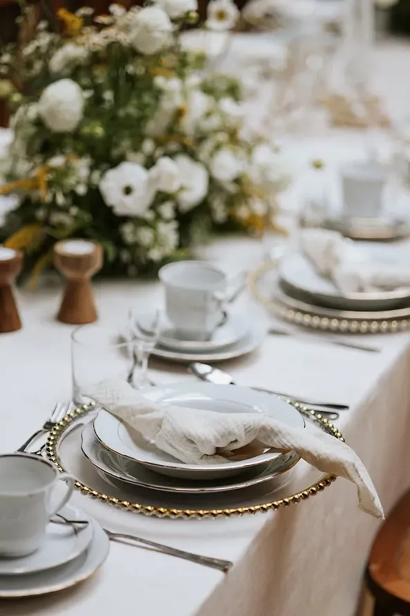 Serwetka muślinowa, beżowa