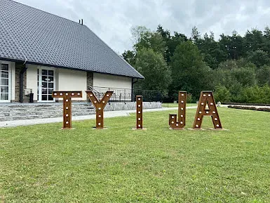 Drewniany napis TY I JA