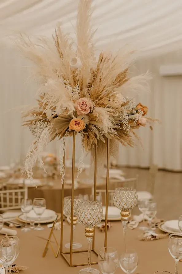 Stojaki geometryczne złote - zdjęcie 2