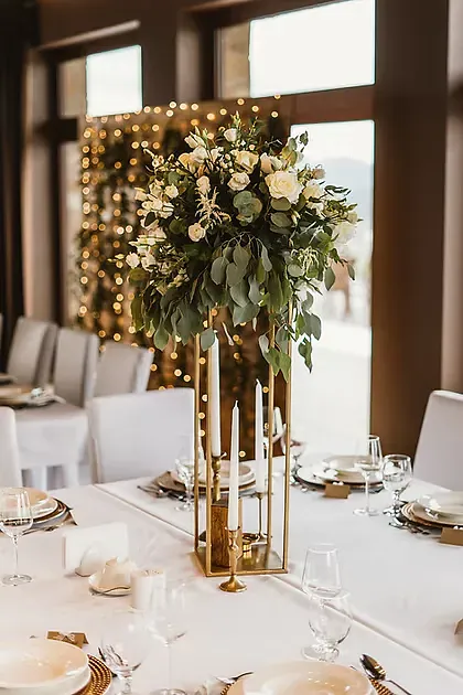 Stojaki geometryczne złote - zdjęcie 3