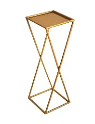 Stojaki geometryczne złote, na skos - zdjęcie 2