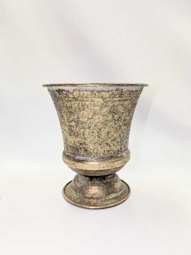 Wazon złoty, stylizowany - zdjęcie 4