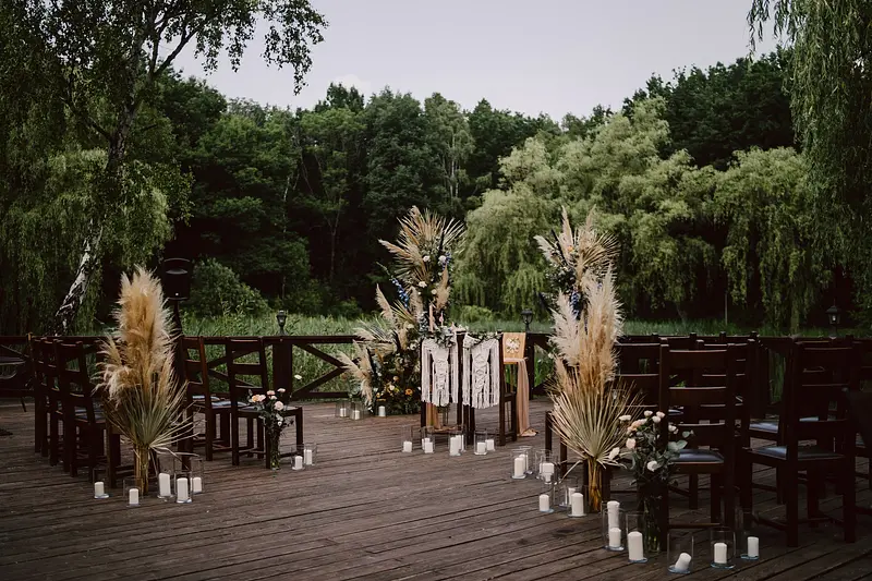 Zestaw 2 makram na krzesła