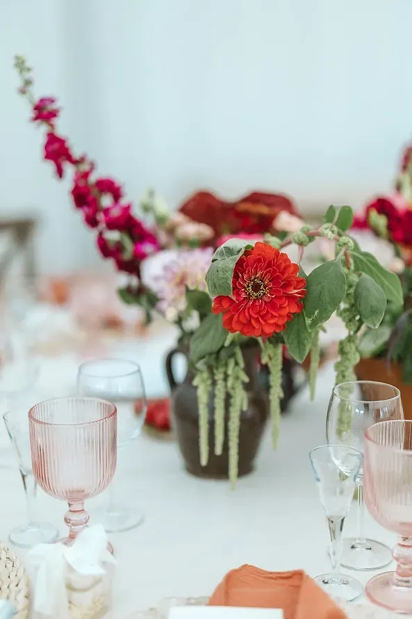 Kieliszki różowe - zdjęcie 3